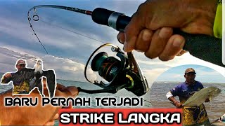 STRIKE LANGKA DAN UNIK SAAT CASTING IKAN PUAR || Bula Barat ❗❗