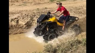 Can Am Renegade Makes it Look Easy While Polaris Sportsman Highlifter Struggles!!!