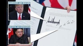 Donald Trump’s handwriting reveals he’s ‘insecure’… while Kim Jong un’s shows