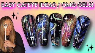 🌠 Holo Rainbow Cateye Galaxy Nails | Easy Nail Art | Magnetic Gel | Miss Jo's Nail Co | Summer