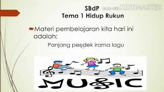 SBDP grade 2 (panjang pendek irama lagu)