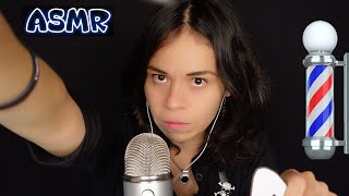 ASMR Roleplay ANTIPÁTICA Te ATIENDE en BARBERÍA *Con Papel*🪒👨‍🦰💈 | Leslie ASMR