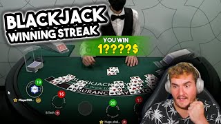 ♣️BIG WINNING BLACKJACK SESSION (+1***$?) ✅GambleMojo