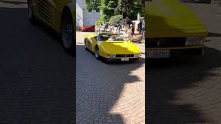 Ferrari testarossa spider gialla motor valley 2024