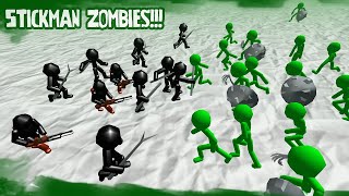 Stickman Simulator Zombie Battle gameplay 01