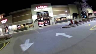 Fat Bike Cycling at Night in the Willowbrook Towne Center