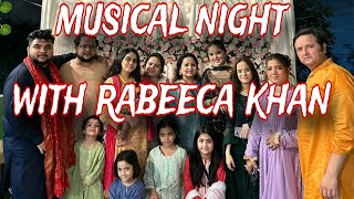 RABEECA KE GHAR HOI MUSICAL NIGHT EVENT | #rabeecakhan #hussaintareen #musicalnight #mohsinrazavlogs