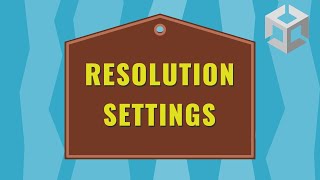 Unity: Resolution Dropdown