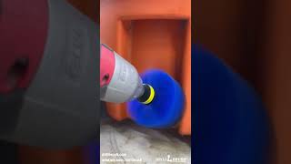 Cleaning a Shop Vac with Drillbrush Medium Blue Brushes - Part 2  #shorts