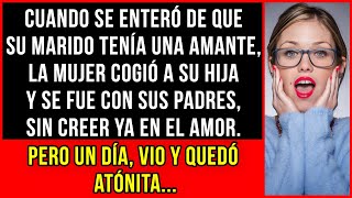 Tras enterarse de que su marido tenía una amante, la mujer cogió a su hija y se marchó. Pero un día