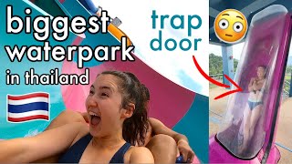 I went to the biggest waterpark in Thailand - Phuket travel vlog