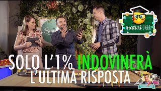 SOLO L'1% INDOVINERÀ L'ULTIMA RISPOSTA - Maturibiglie | T'intervisco