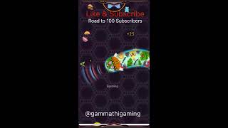 Big snake game wormate io gameplay live streaming #56 #shortsfeed #shorts Ggaming 🐍 🐍 gg