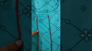 Simple kurti #neckdesign | Pintuck Neck design #shortsvideo