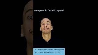 LIBRAS - Discurso SENTIDO " Expressão Facial e Corporal "