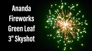 Ananda fireworks-Green leaf 3" skyshot-Diwali 2021-Fireworks testing🎇🎆