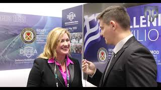 ENTERPRISE GREECE | The Chairperson Maira Myrogianni interview at EUROSATORY 2024