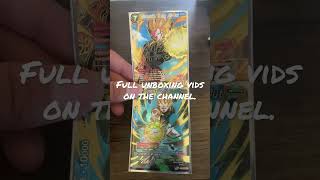 Dragon Ball Super trading card game secret rare cards. #dragonballsuper #dragonballz