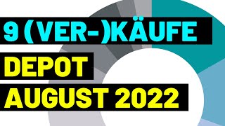 Depotupdate August 2022!🔥🤑 Meine Käufe, Verkäufe, Performance und einiges mehr!