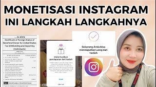 CARA MENGISI AKUN PEMBAYARAN & ISI PAJAK UNTUK MONETISASI REELS INSTAGRAM