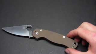 Spyderco Paramilitary 2 Brown G10 S35VN (C81GPBN2)