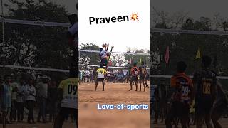 Praveen 08💥🏐line shot 💥🔥Gumma Praveen 💥🏐🏐#volleyball #videos