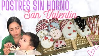 POSTRES SIN HORNO DE SAN VALENTIN