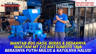 Mantab Bosku! Mesin Giling Padi Satu Kali Proses Tanpa Limbah Sekam Semua Jadi Dedak Halus Full Cuan