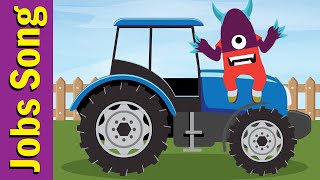 Jobs and Occupations Song | I Want To Be A Farmer | Fun Kids English