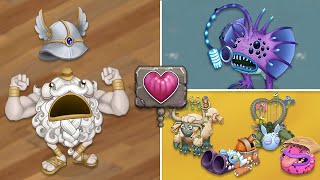 Epic Spurrit, Epic Phangler & Perplexplore Costume - All Animations & Breeding (My Singing Monsters)