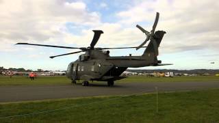 RAF Merlin departing Abingdon air fayre