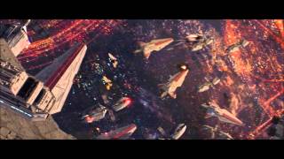 Battle Over Coruscant - Starwars Episode III opening scene