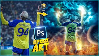 "Unbelievable Photoshop Poster Design! | Ep 2 | #Photoshop #CR7Fans #AlNassr #MRHIRES"