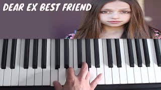 Tate McCrae - Dear Ex Best Friend - Piano Tutorial