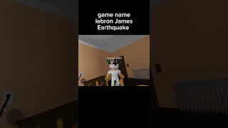 roblox earthquake simulator #memes #funny #doors