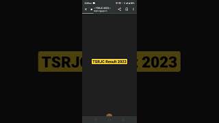 TSRJC 2023 results / TSRJC latest update results 2023 #tsrjc