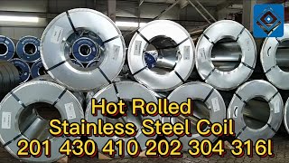 Hot Rolled Stainless Steel Coil 201 430 410 202 Grade