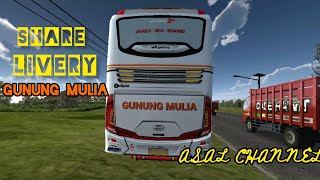 LIVERY SHD ORI GUNUNG MULIA..KODENAME PREMIUM V7