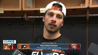 Noah Cates PostGame Interview | Philadelphia Flyers vs Florida Panthers