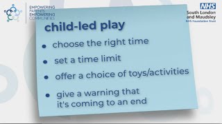 This is not regular play, this is CHILD-LED PLAY - play to help child development