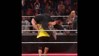 Cena AA to Brock through the table | wwe wrestle | #shorts