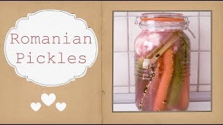 Romanian Pickles (Murături)