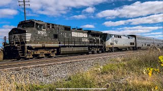 TRAIN TRACKING #33 | NORFOLK SOUTHERN TOWING AN AMTRAK?!?