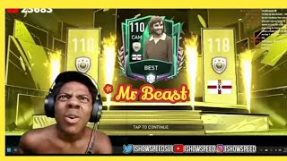 iShowspeed's CRAZY Mispronunciation Of Players in Pack Openings 🤪