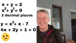 How to solve simultaneous equations by substitution - Q3 - 4