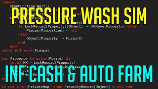 PRESSURE WASH SIMULATOR | HACK/SCRIPT | INFINITE CASH - AUTO FARM & MORE!