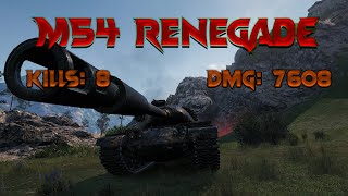 M54 Renegade Patriot Heavy Tank 8 lvl - 8 kills, 7.6 k damage - World of Tanks