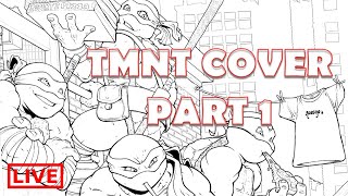 Inking a TMNT Cover for IDW