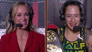 Invicta FC 42: Alesha Zappitella Post-Fight Interview