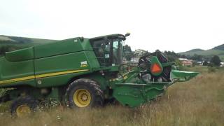 Hostovice - John Deere  S690 , John Deere 7830- bergman